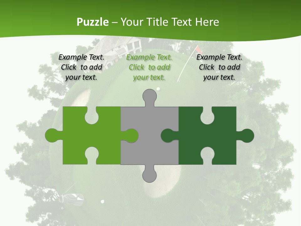 Template Powerpoint Golf PowerPoint Template