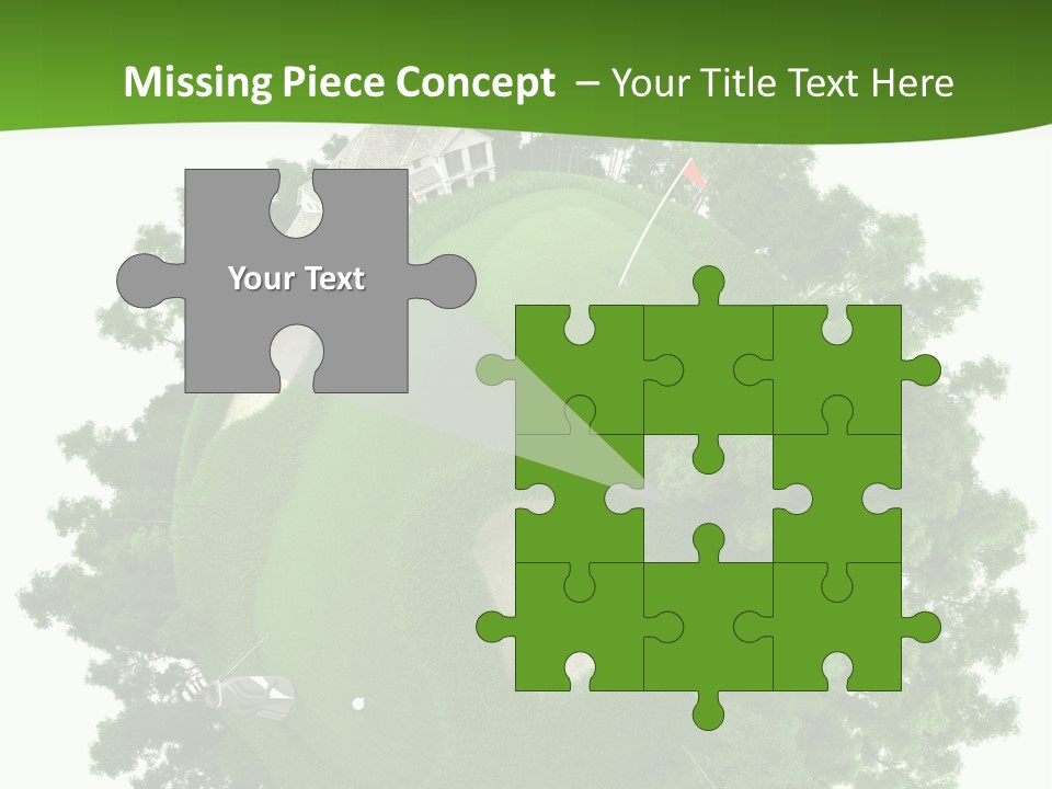 Template Powerpoint Golf PowerPoint Template