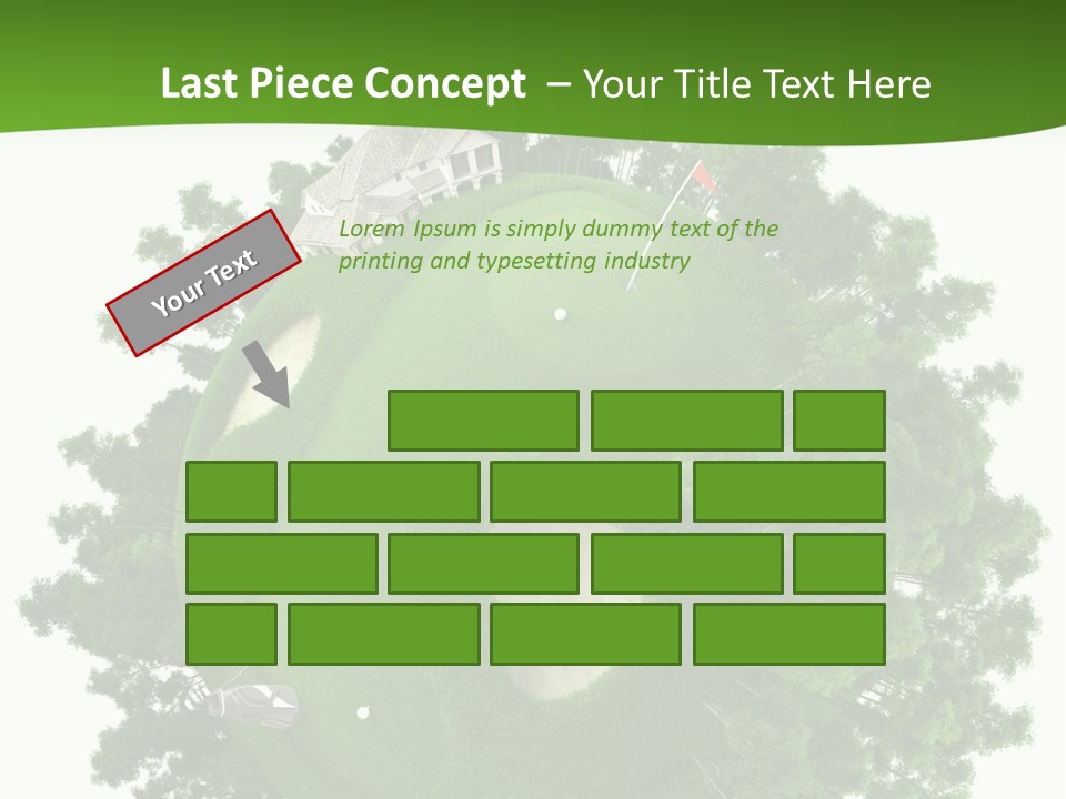 Template Powerpoint Golf PowerPoint Template