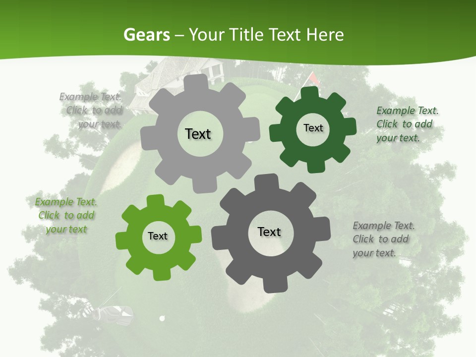 Template Powerpoint Golf PowerPoint Template