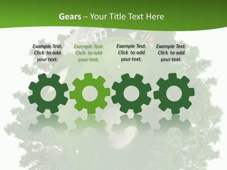 Template Powerpoint Golf PowerPoint Template