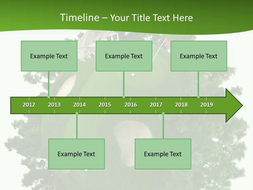 Template Powerpoint Golf PowerPoint Template