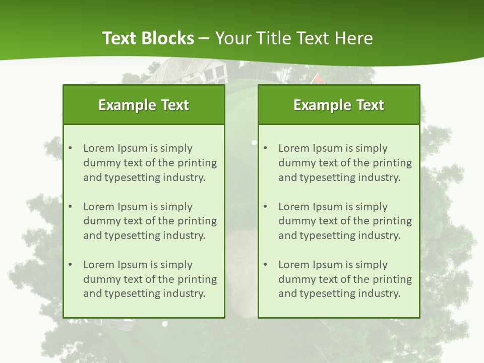 Template Powerpoint Golf PowerPoint Template