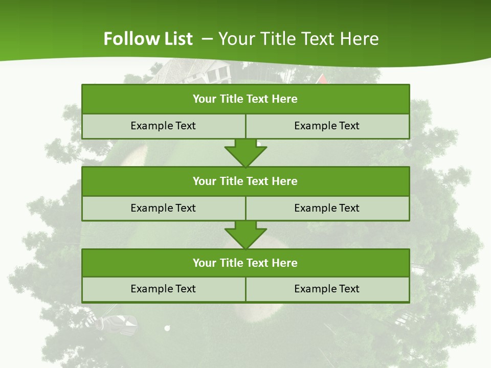 Template Powerpoint Golf PowerPoint Template