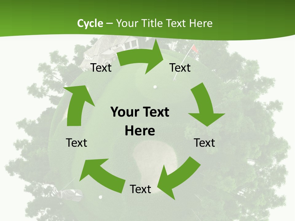 Template Powerpoint Golf PowerPoint Template