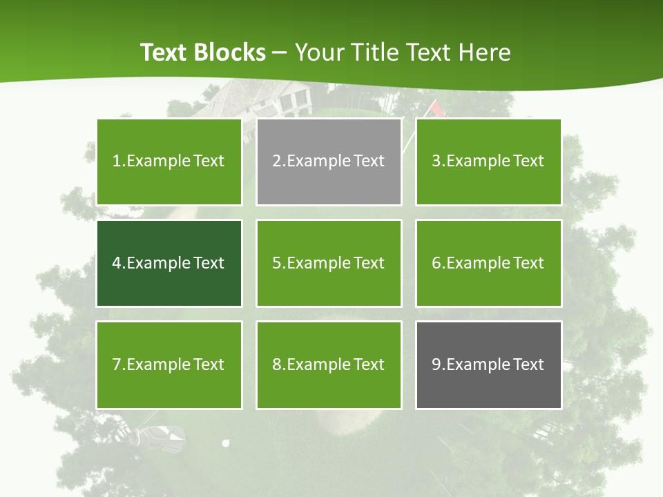 Template Powerpoint Golf PowerPoint Template