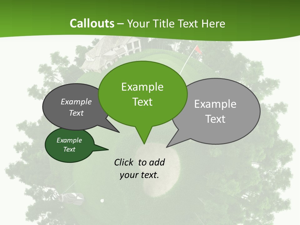 Template Powerpoint Golf PowerPoint Template