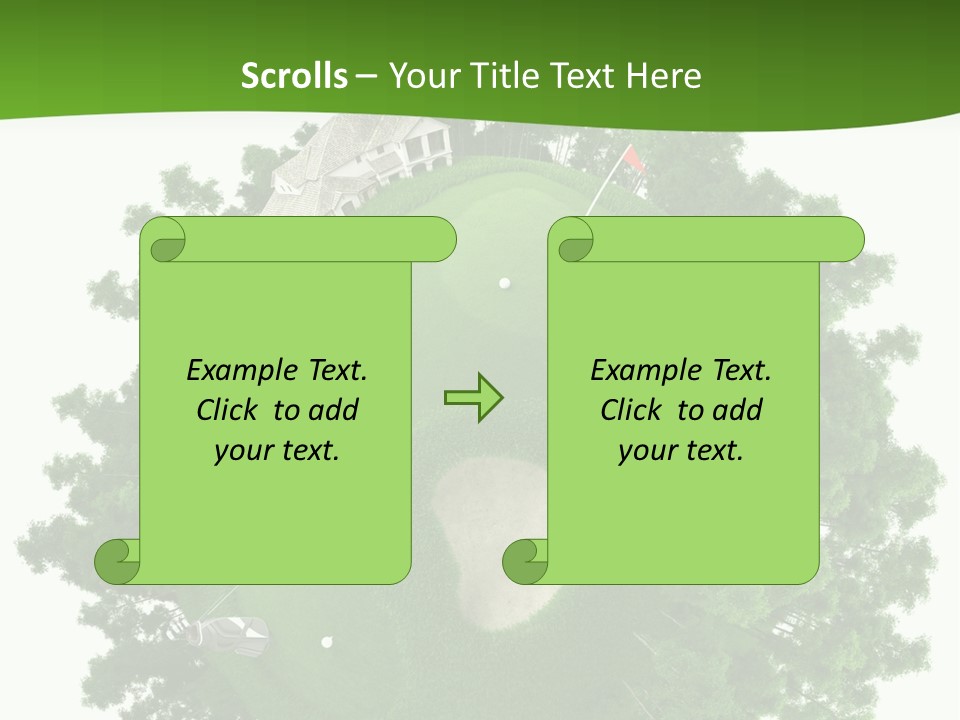 Template Powerpoint Golf PowerPoint Template