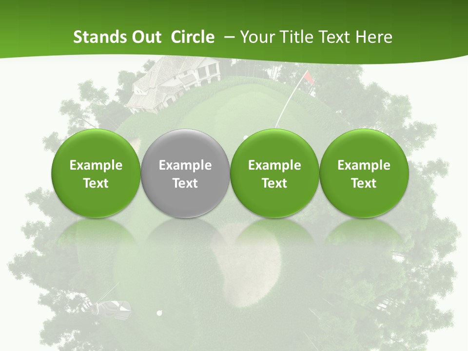 Template Powerpoint Golf PowerPoint Template