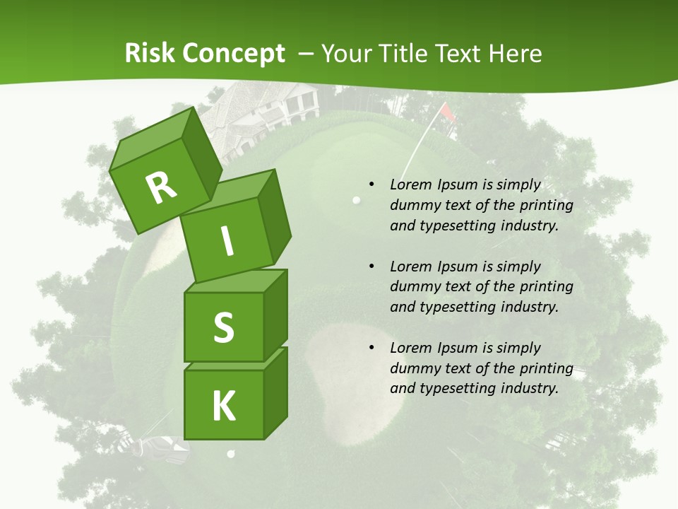 Template Powerpoint Golf PowerPoint Template