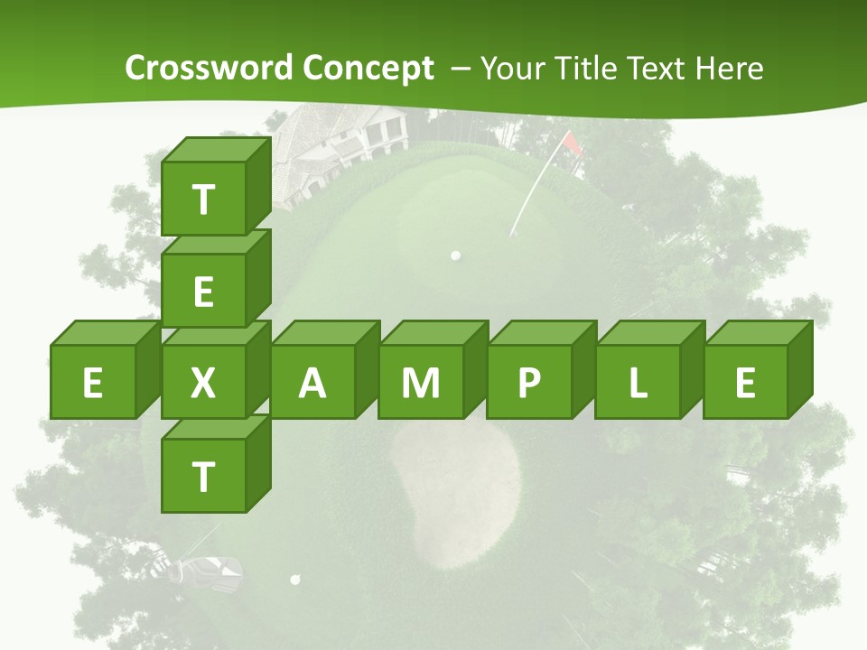 Template Powerpoint Golf PowerPoint Template