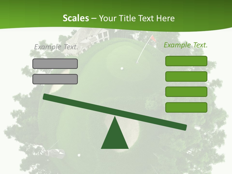 Template Powerpoint Golf PowerPoint Template