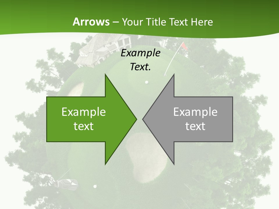 Template Powerpoint Golf PowerPoint Template