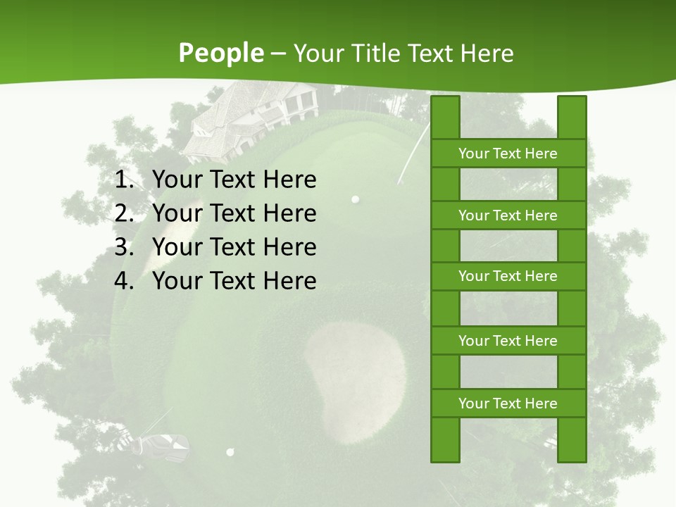 Template Powerpoint Golf PowerPoint Template