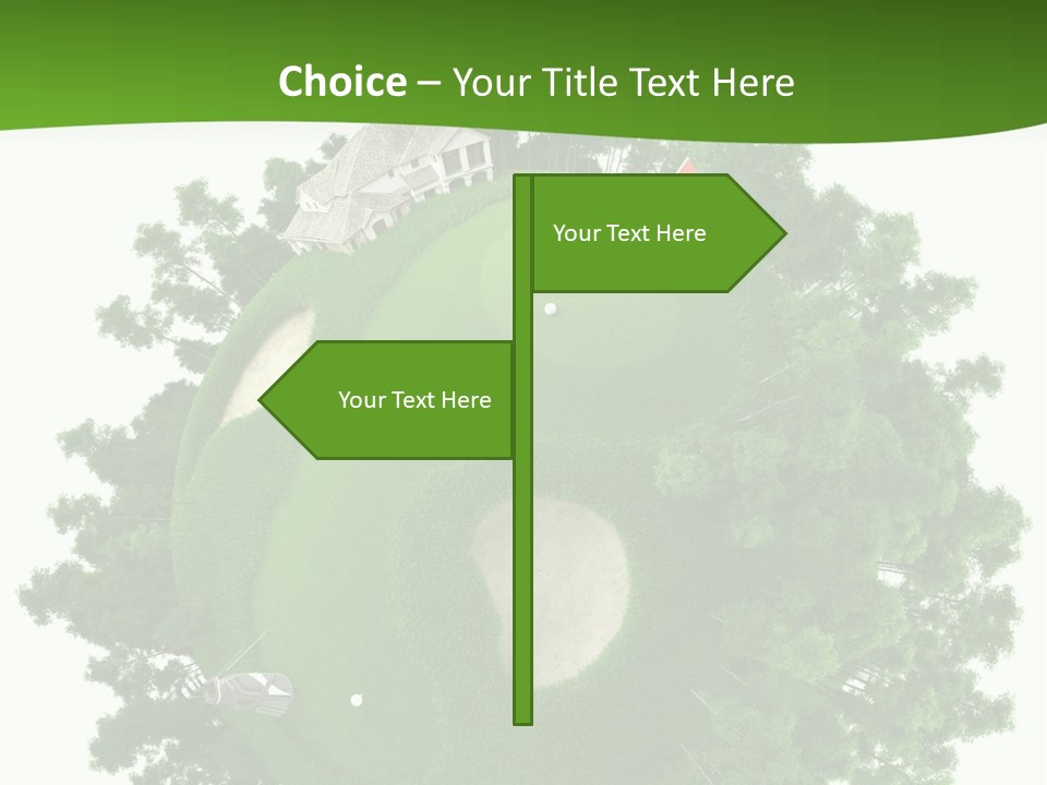 Template Powerpoint Golf PowerPoint Template