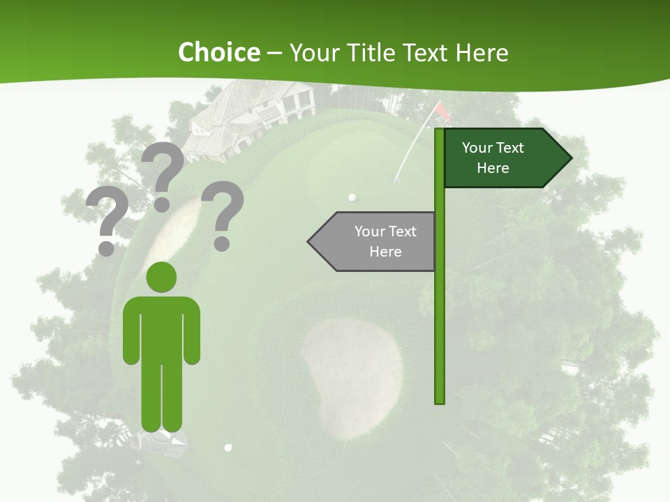 Template Powerpoint Golf PowerPoint Template