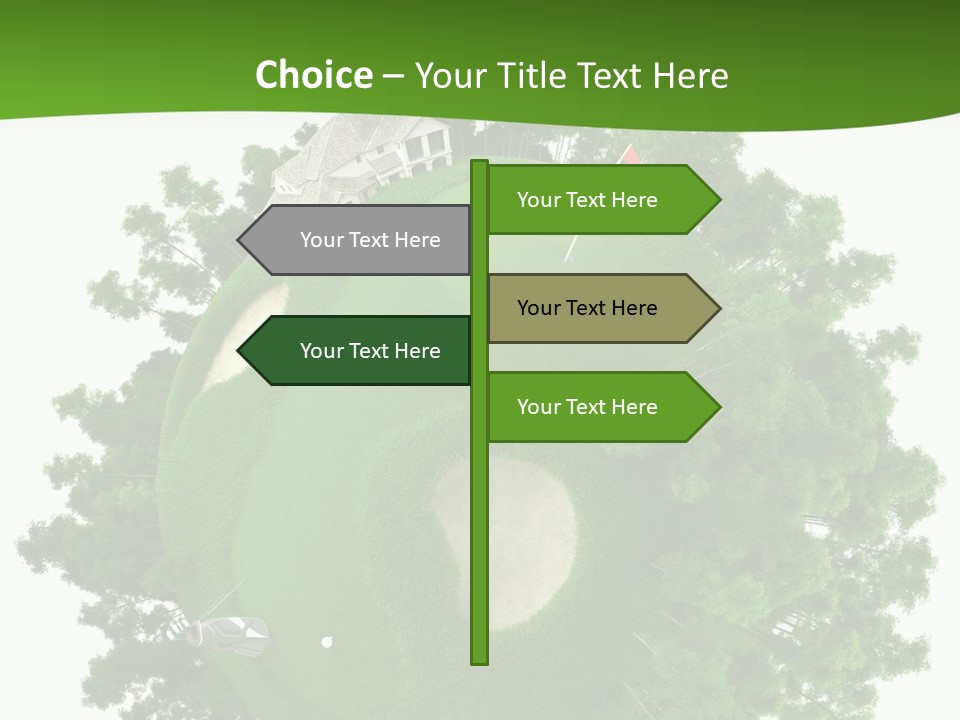 Template Powerpoint Golf PowerPoint Template