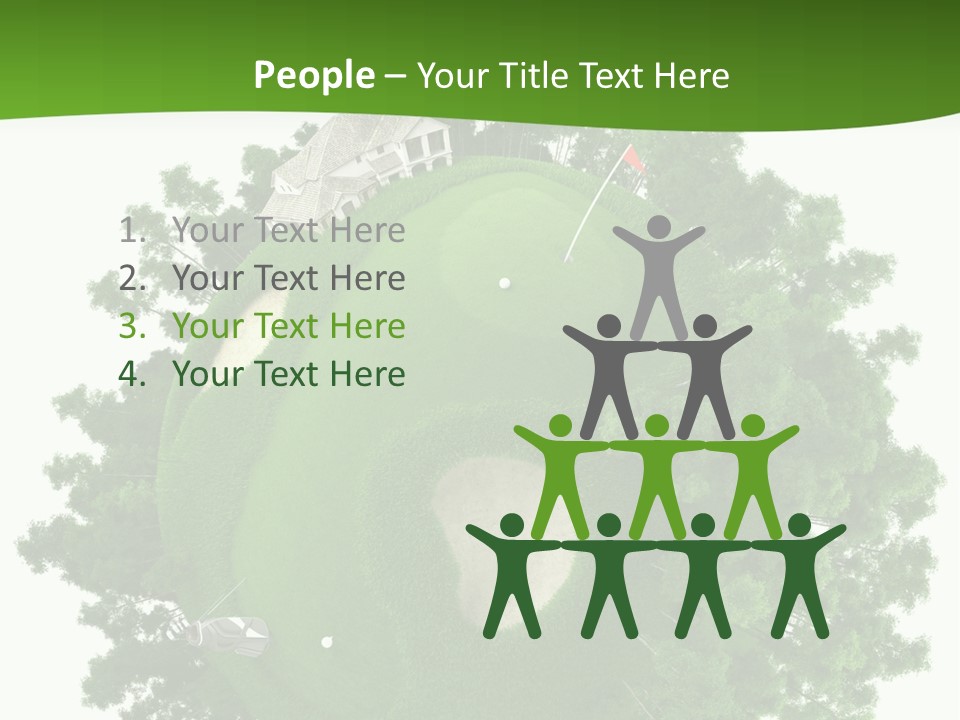 Template Powerpoint Golf PowerPoint Template