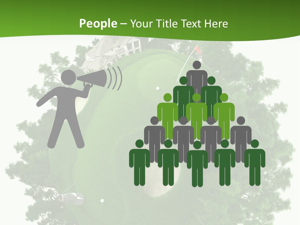 Template Powerpoint Golf PowerPoint Template