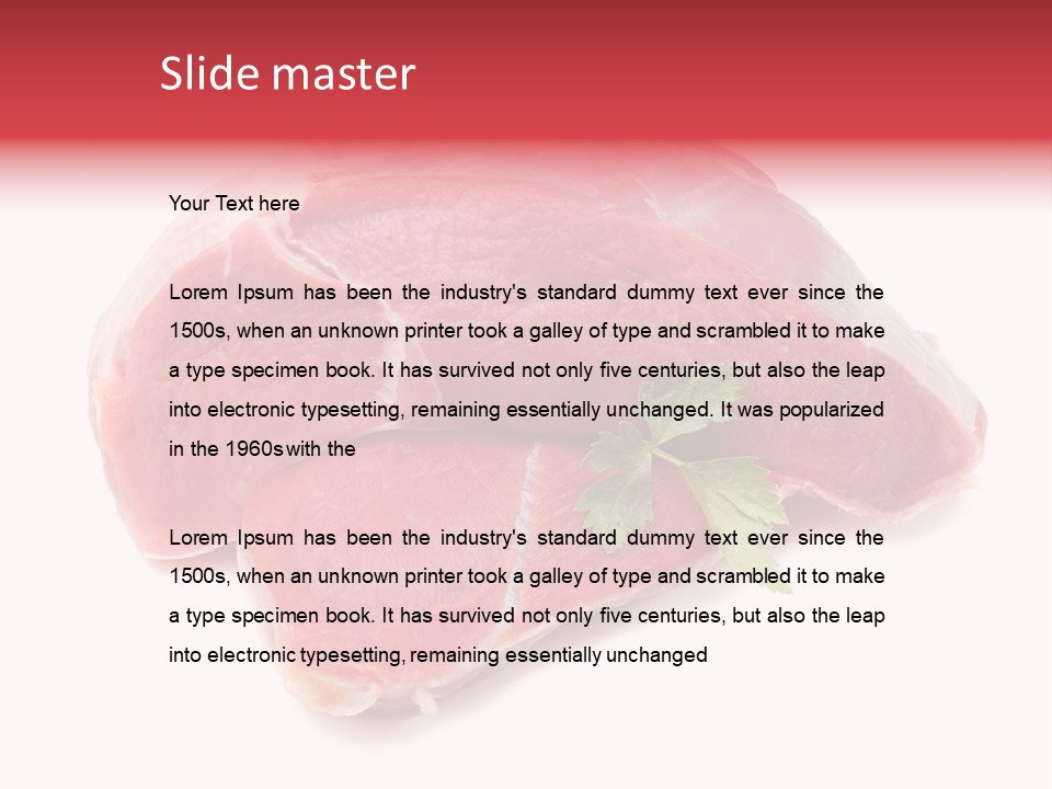 Meat PowerPoint Template