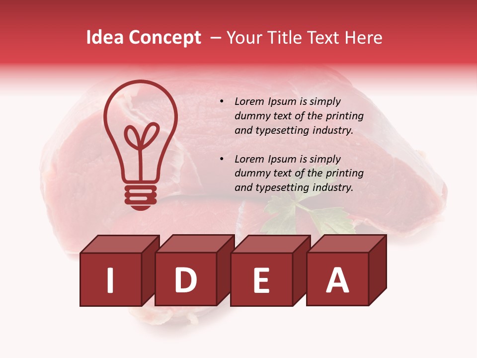 Meat PowerPoint Template