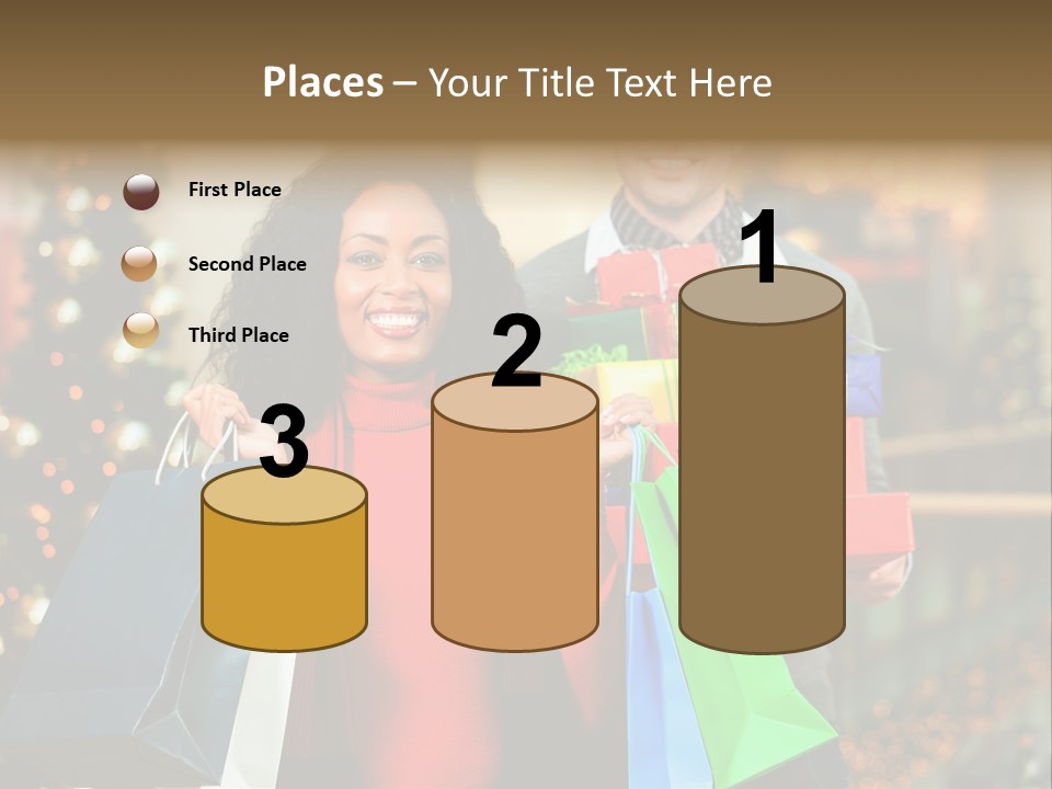 Christmas Shopping PowerPoint Template