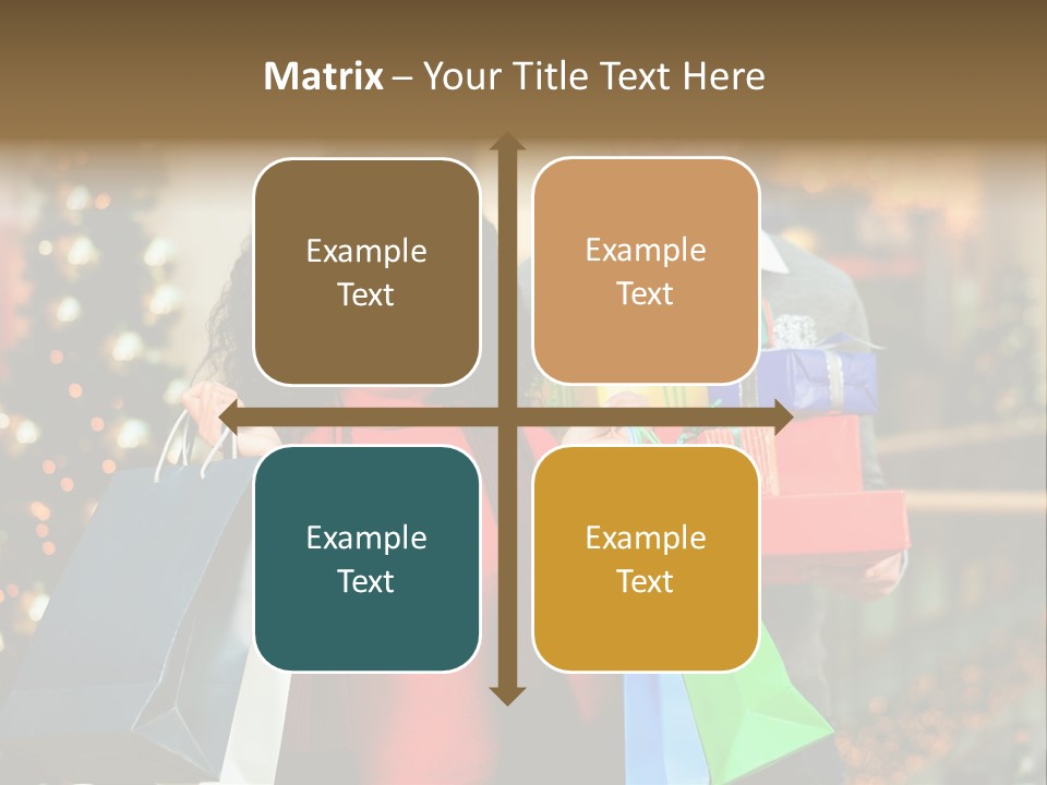 Christmas Shopping PowerPoint Template