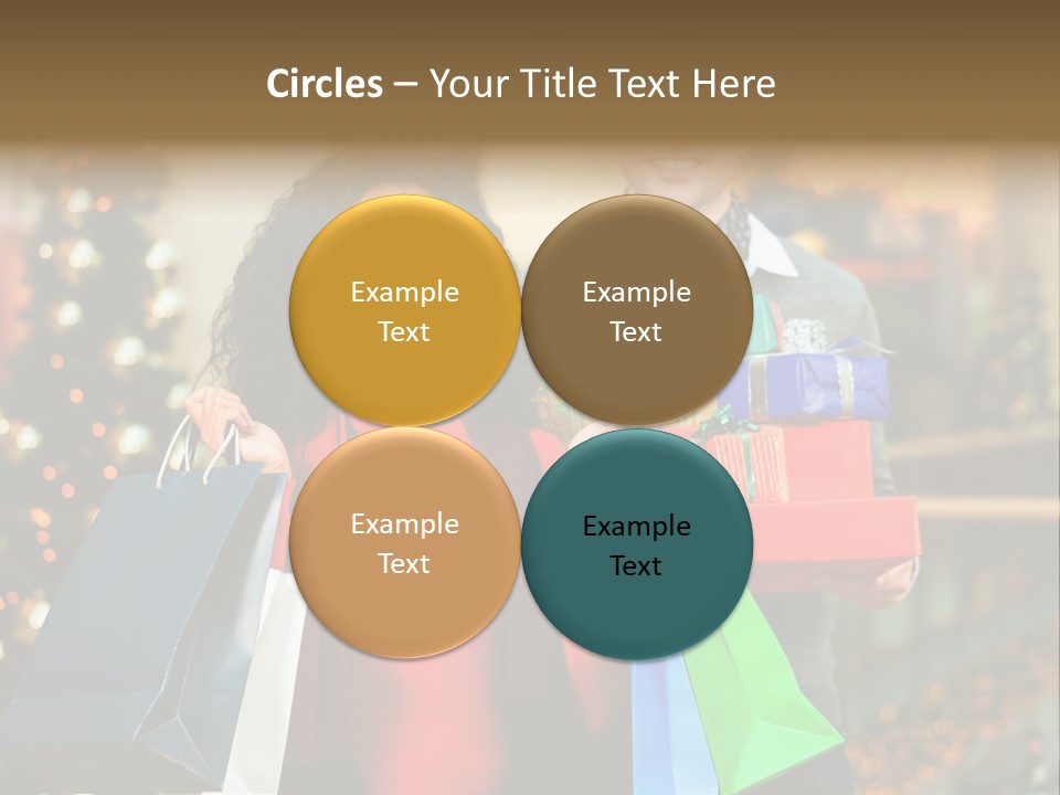 Christmas Shopping PowerPoint Template