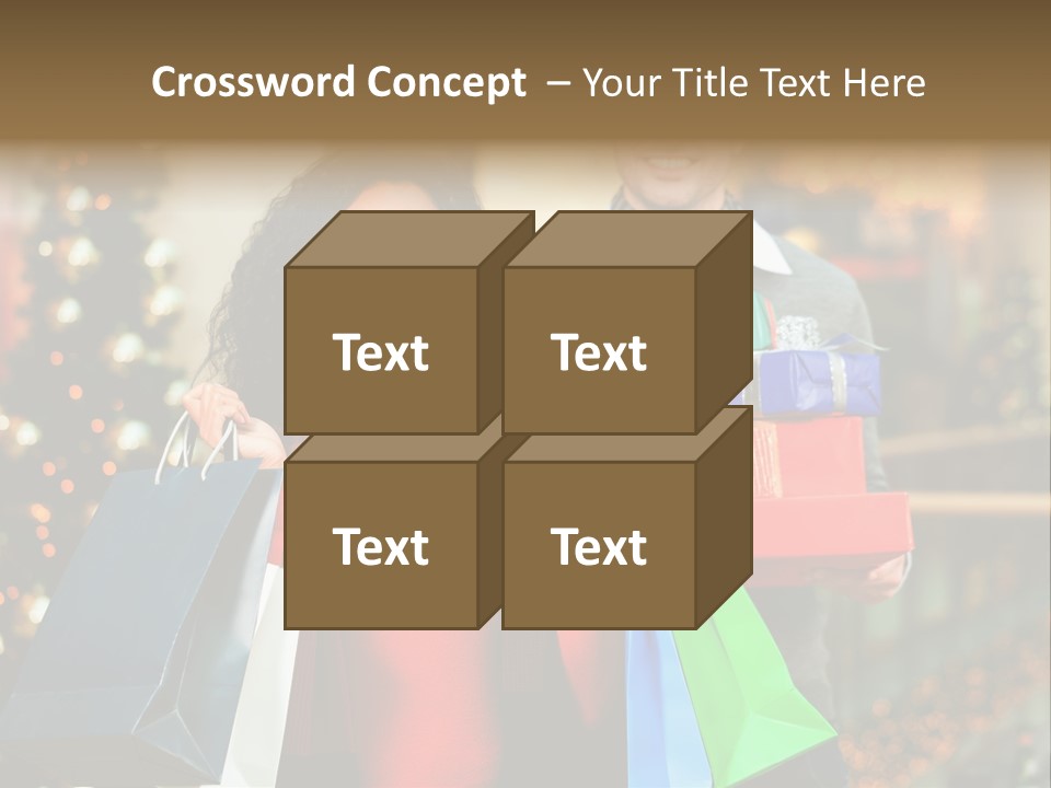 Christmas Shopping PowerPoint Template