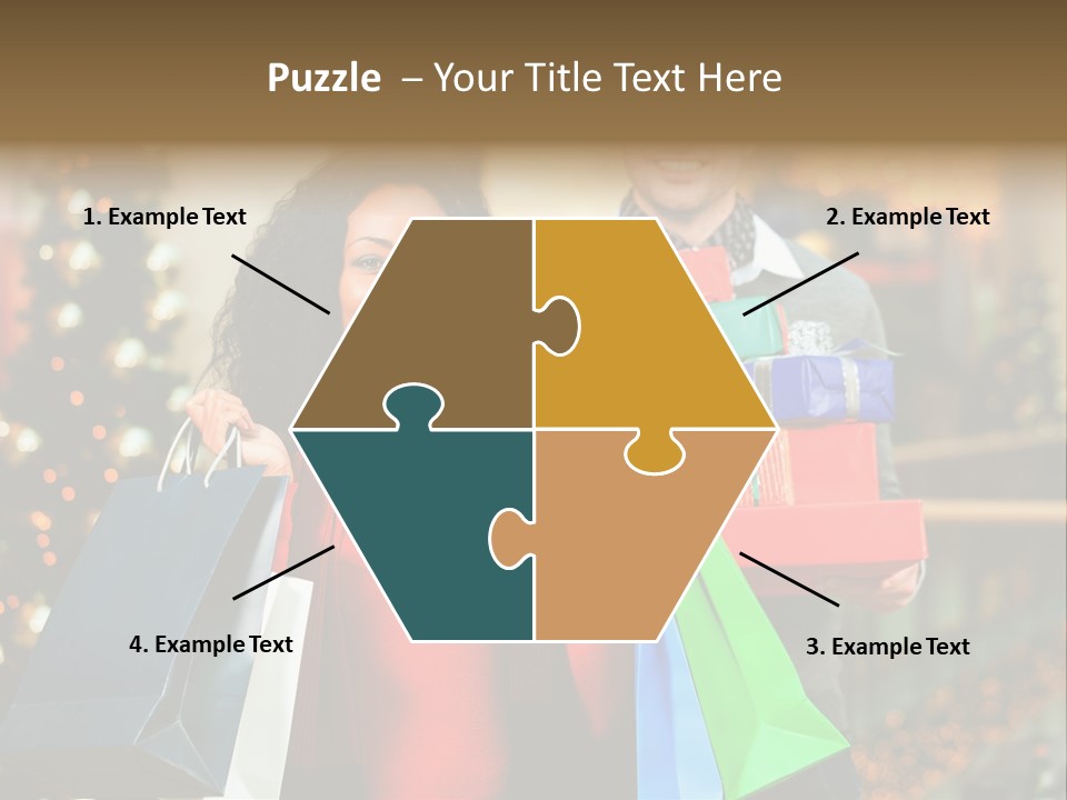 Christmas Shopping PowerPoint Template