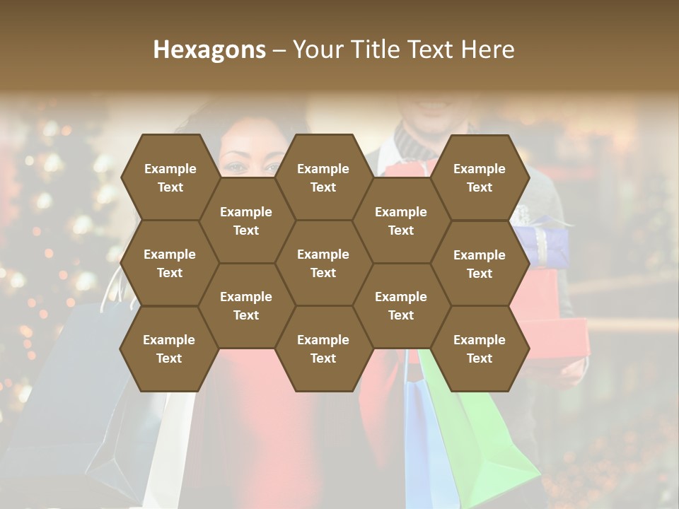 Christmas Shopping PowerPoint Template