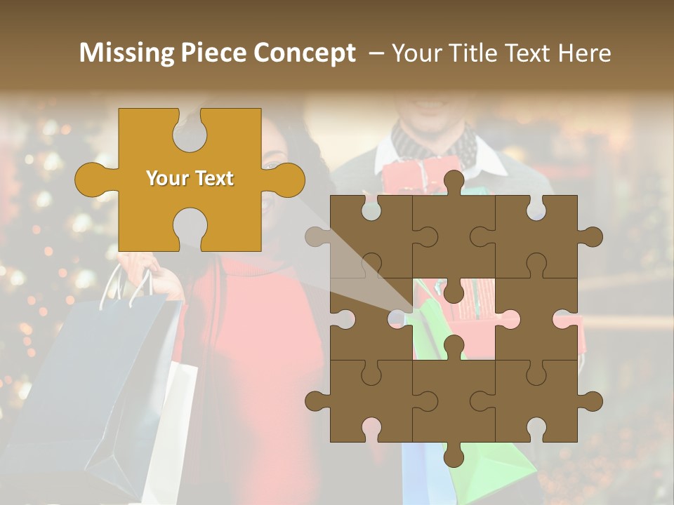 Christmas Shopping PowerPoint Template