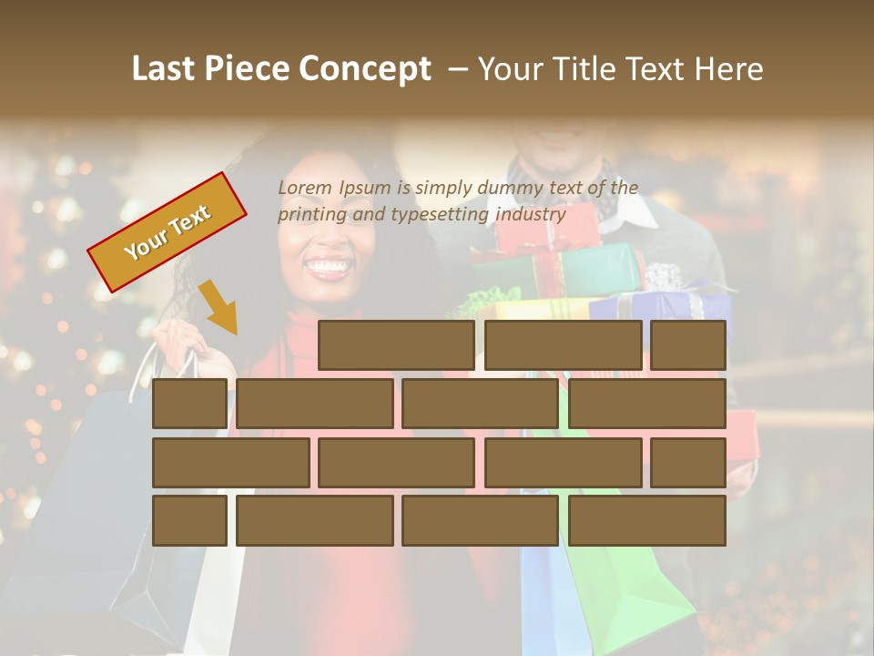 Christmas Shopping PowerPoint Template