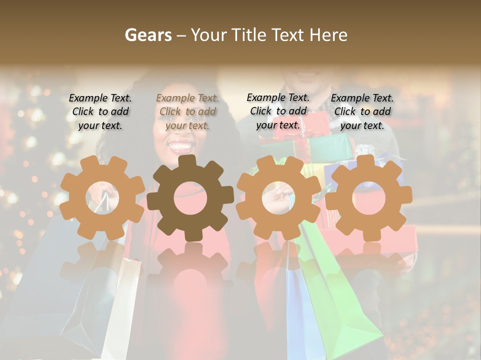 Christmas Shopping PowerPoint Template