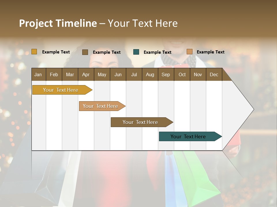 Christmas Shopping PowerPoint Template