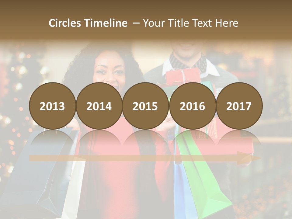 Christmas Shopping PowerPoint Template