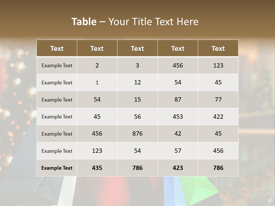 Christmas Shopping PowerPoint Template