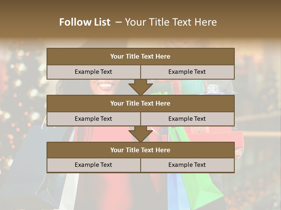 Christmas Shopping PowerPoint Template