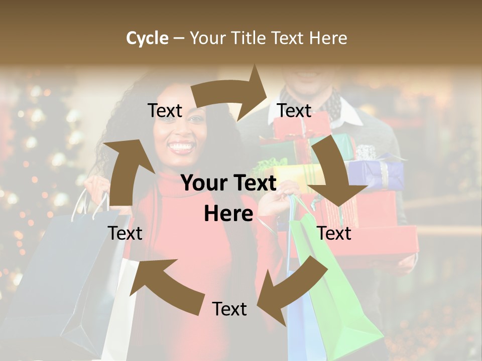 Christmas Shopping PowerPoint Template