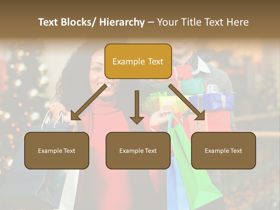 Christmas Shopping PowerPoint Template