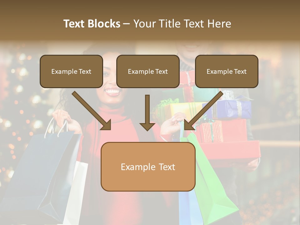 Christmas Shopping PowerPoint Template