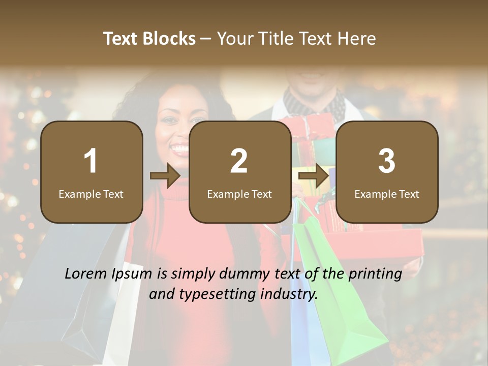 Christmas Shopping PowerPoint Template