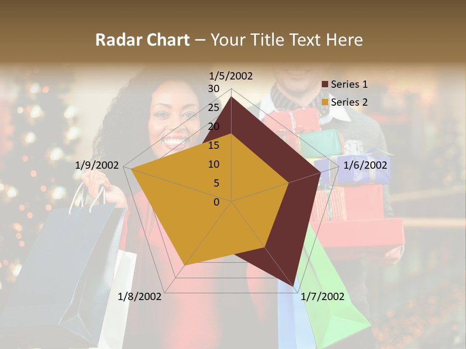 Christmas Shopping PowerPoint Template