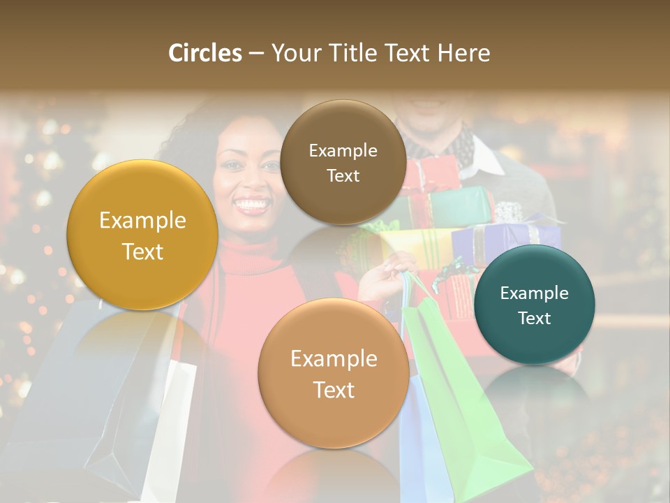 Christmas Shopping PowerPoint Template
