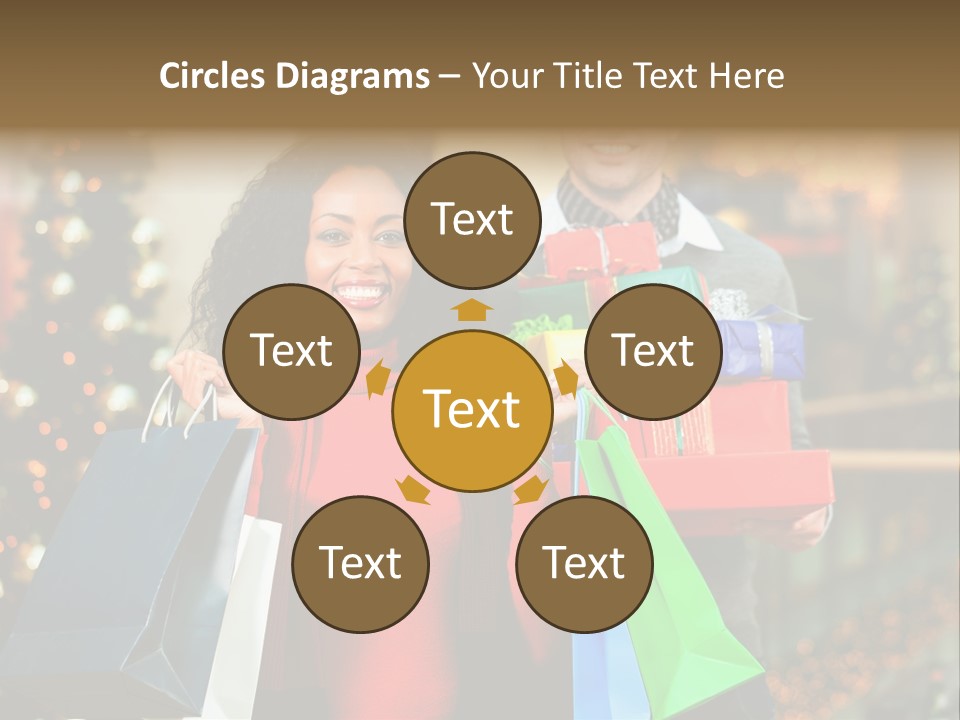 Christmas Shopping PowerPoint Template