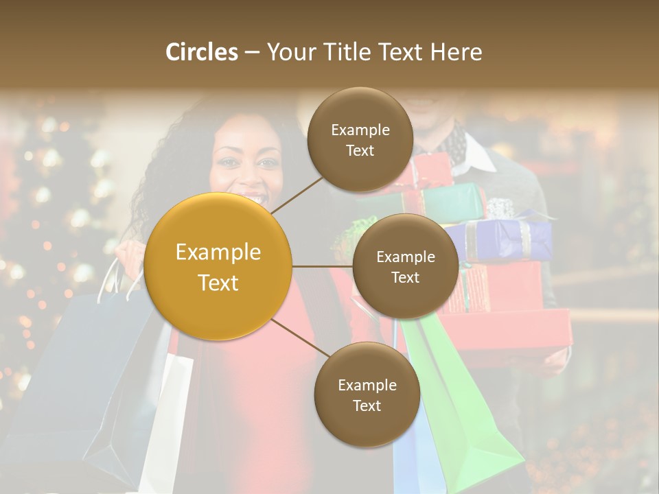 Christmas Shopping PowerPoint Template