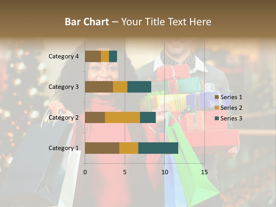 Christmas Shopping PowerPoint Template