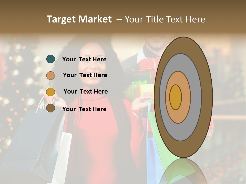 Christmas Shopping PowerPoint Template