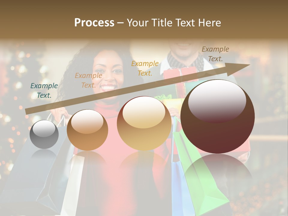 Christmas Shopping PowerPoint Template