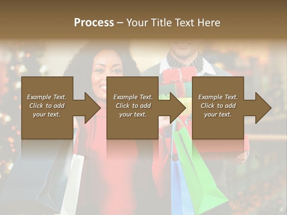 Christmas Shopping PowerPoint Template